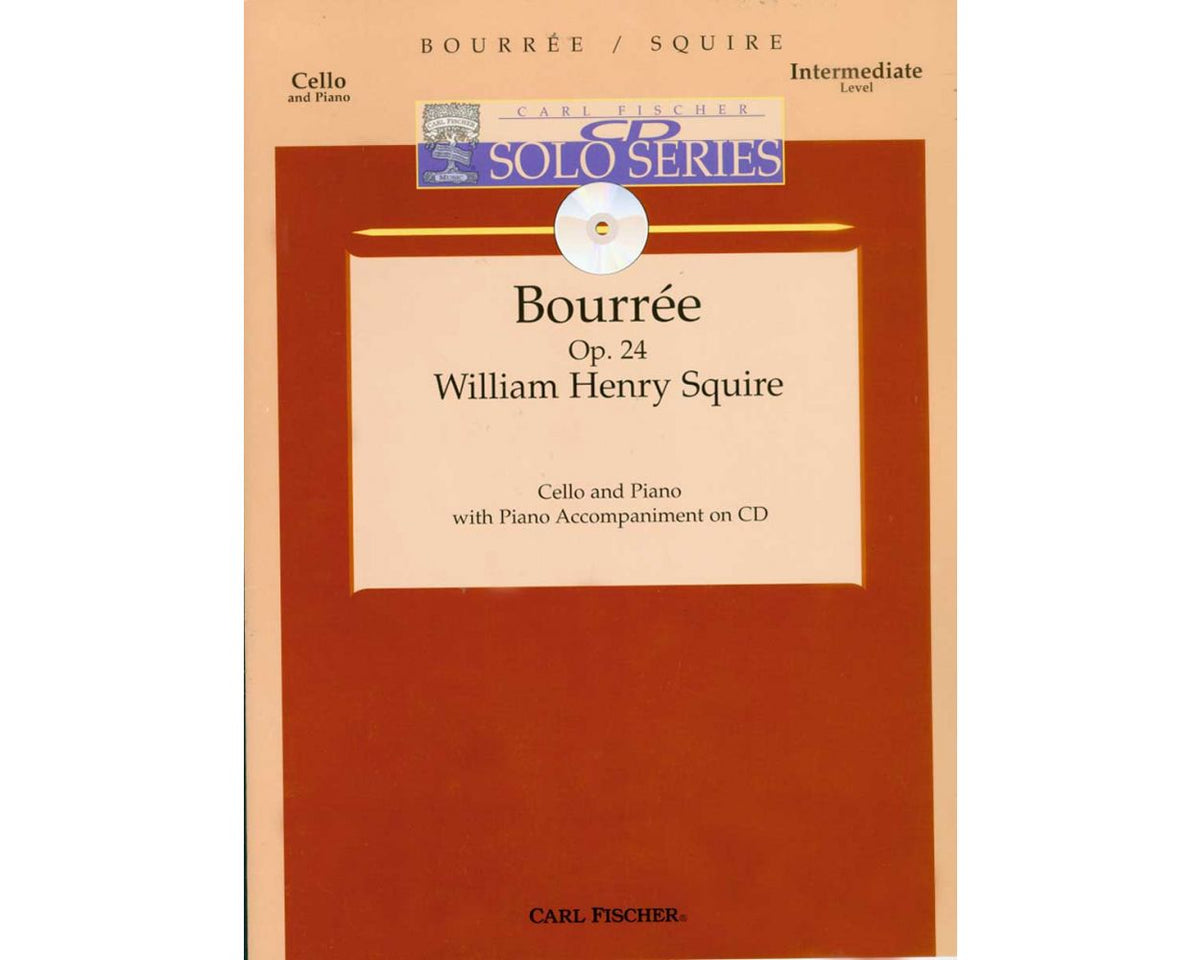 Squire Bouree Opus 24 for Cello and Piano
