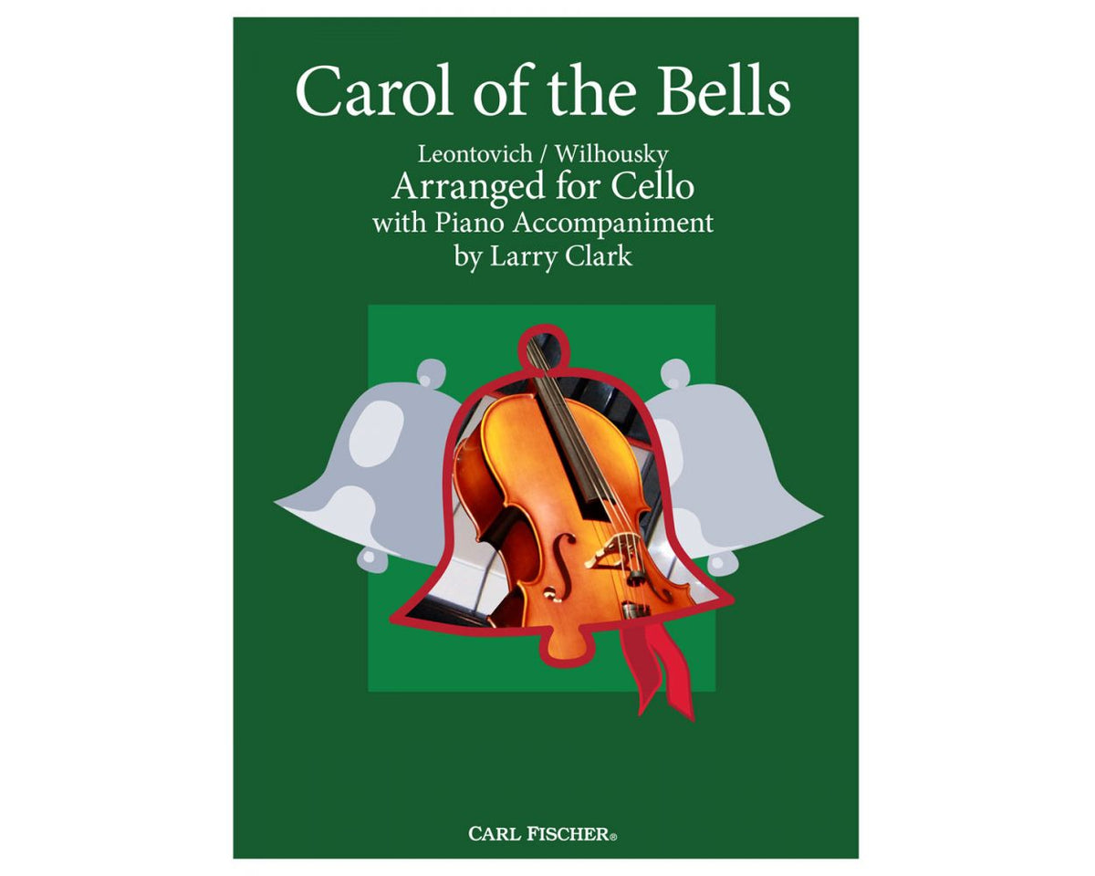 Leontovich Carol of the Bells arranged for cello CLEARANCE SHEET MUSIC / FINAL SALE