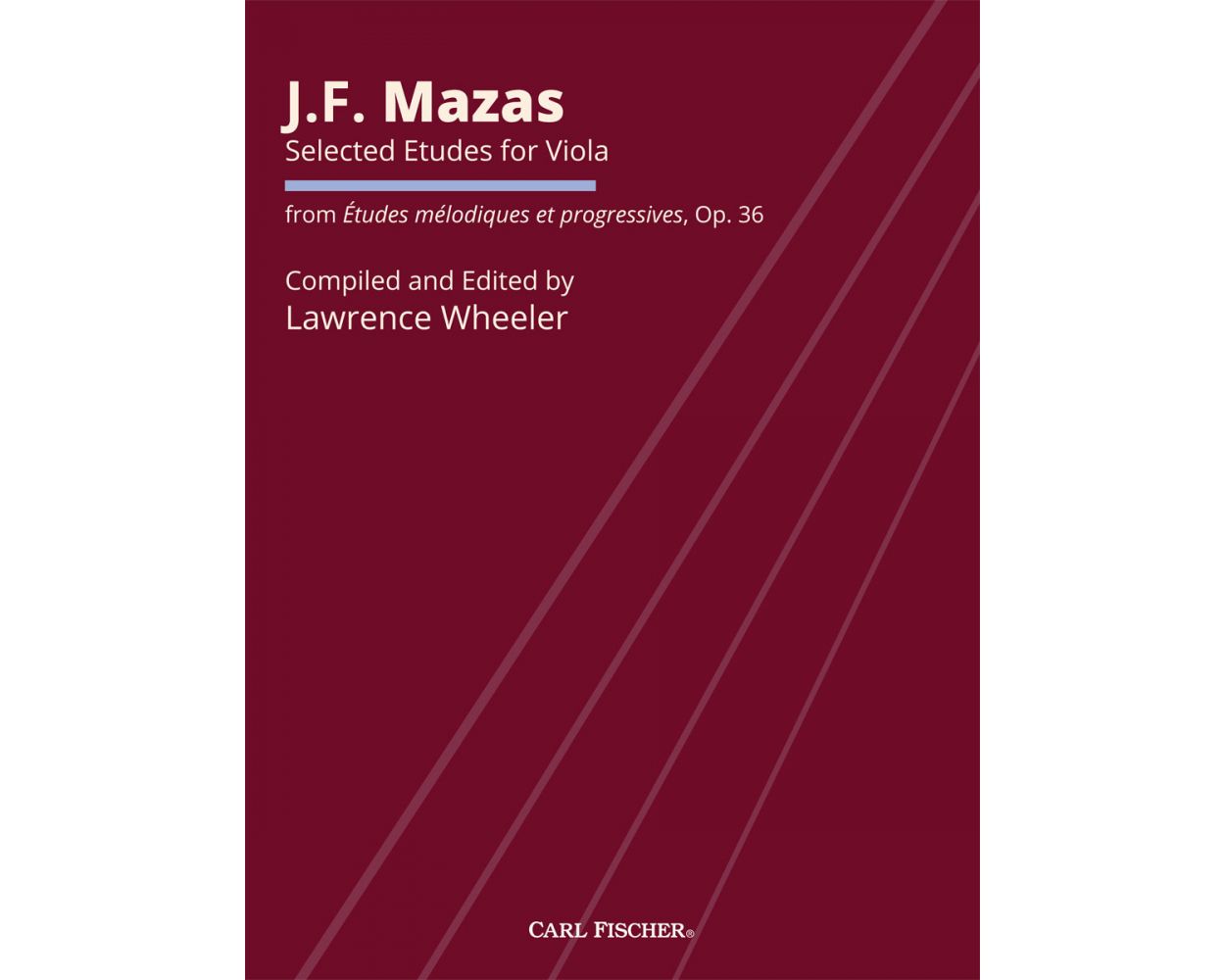 Mazas Selected Etudes for Viola