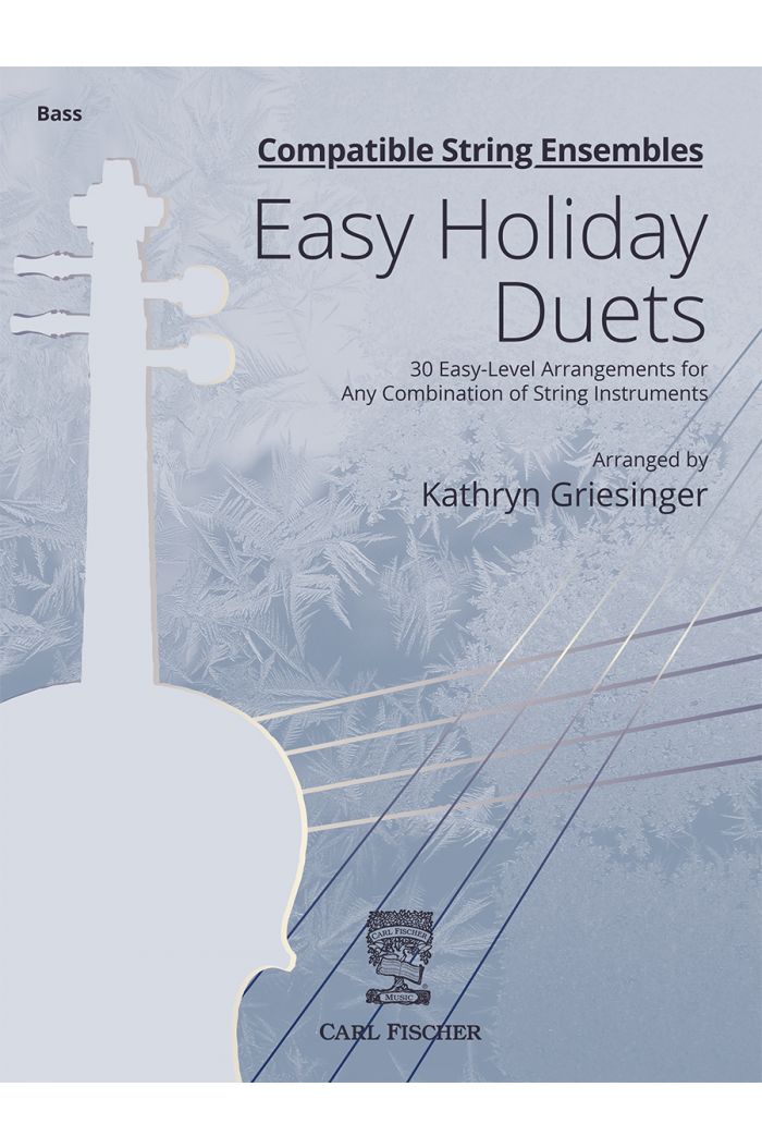 Compatible String Ensembles Easy Holiday Duets Bass