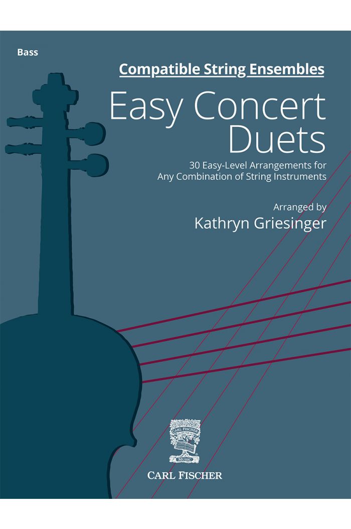 Compatible String Ensembles Easy Concert Duets Bass