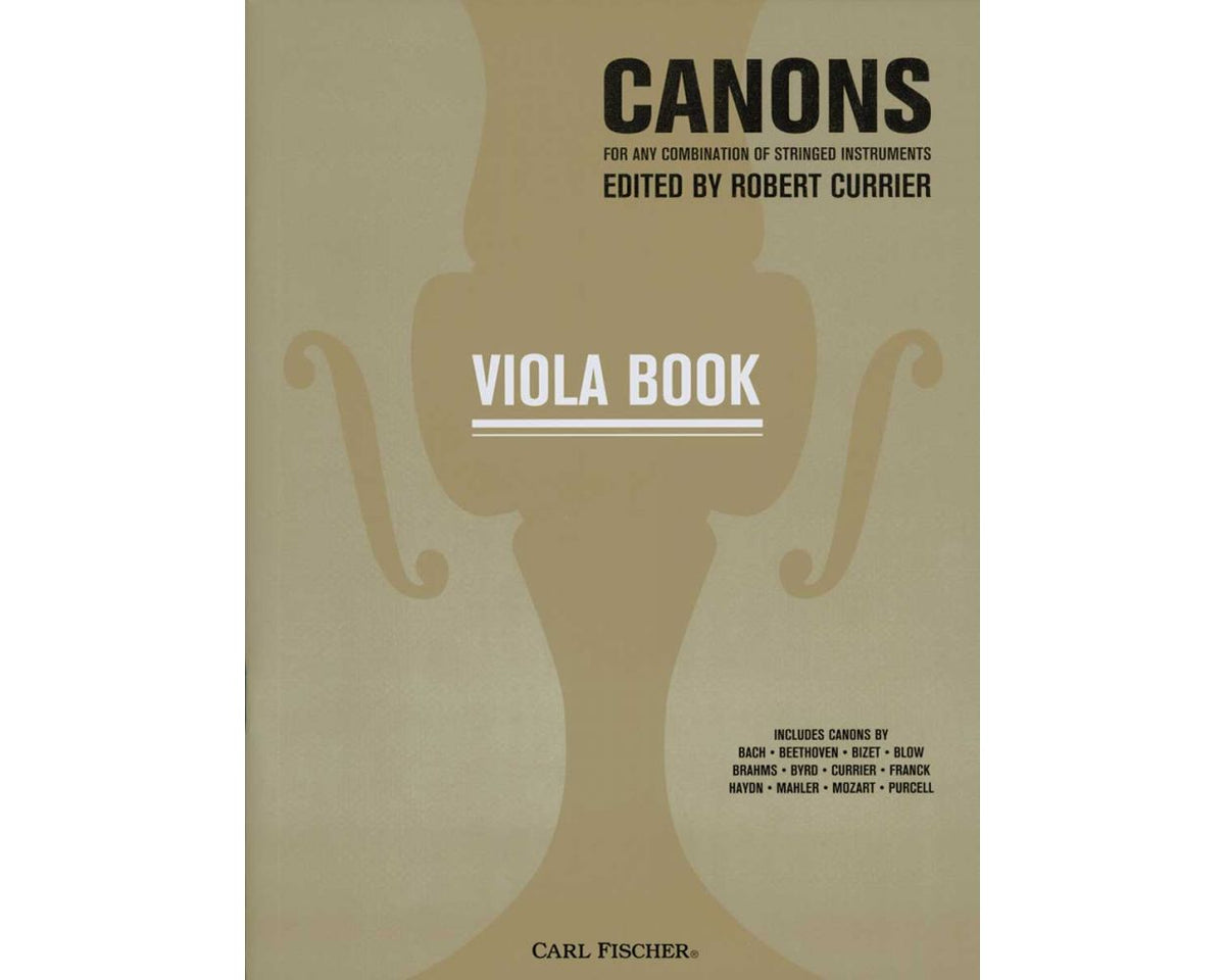 Canons For Any Combination of Stringed Instruments Viola Book