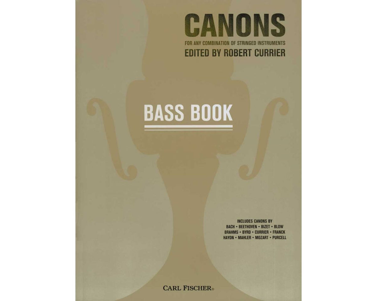 Canons For Any Combination of Stringed Instruments - Bass Book