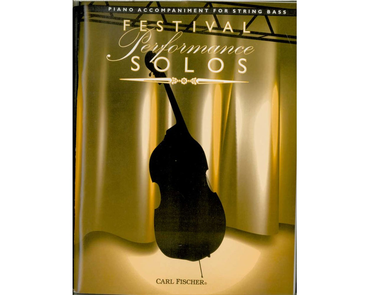 Festival Performance Solos Piano Accompaniment for String Bass
