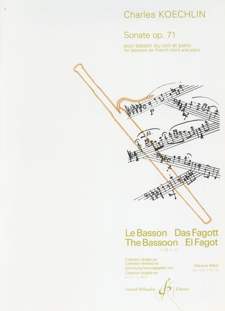 Koechlin Sonata Opus 71 (Bassoon or Horn)
