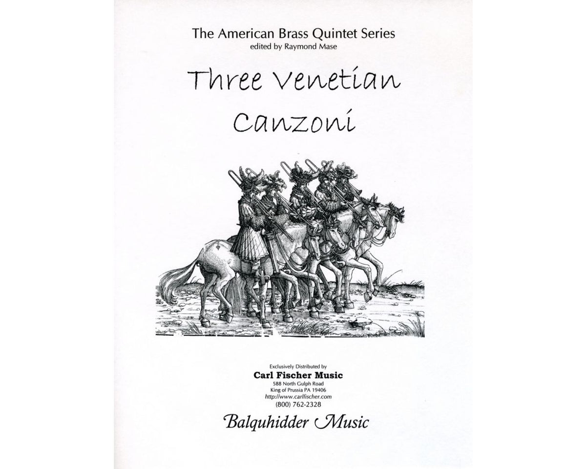 Three Venetian Canzoni