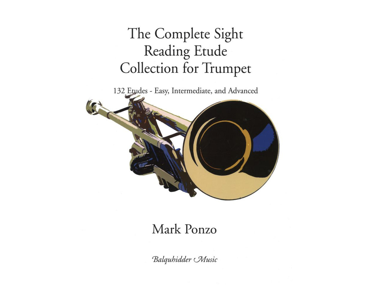 Ponzo Complete Sight Reading Etude Collection for Trumpet