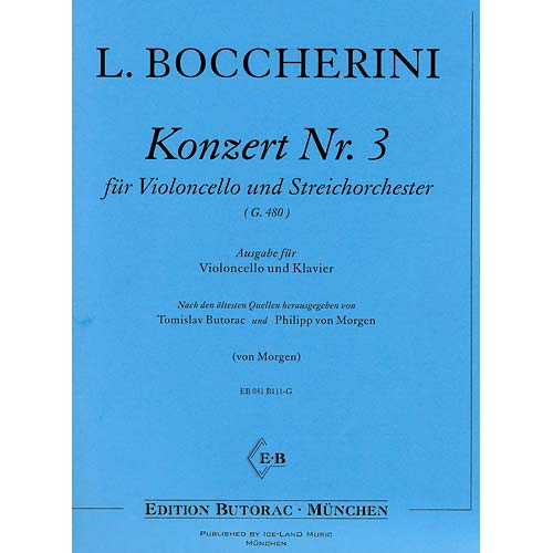 Boccherini Violoncello Concerto No. 3 in G Major (G.480)