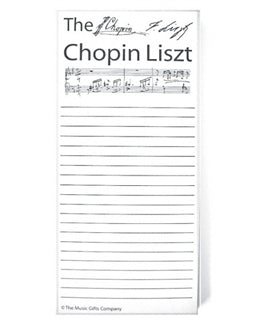 Notepad: Chopin Liszt