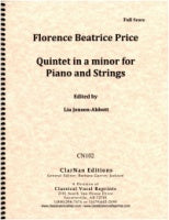 Price Quintet in A Minor for Strings & Piano (Revised 2021)