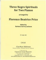 Price Three Negro Spirituals for Two Pianos