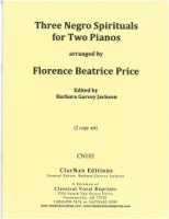 Price Three Negro Spirituals for Two Pianos