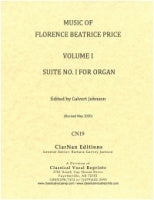 Price Vol. 1 Suite No. 1 for Organ
