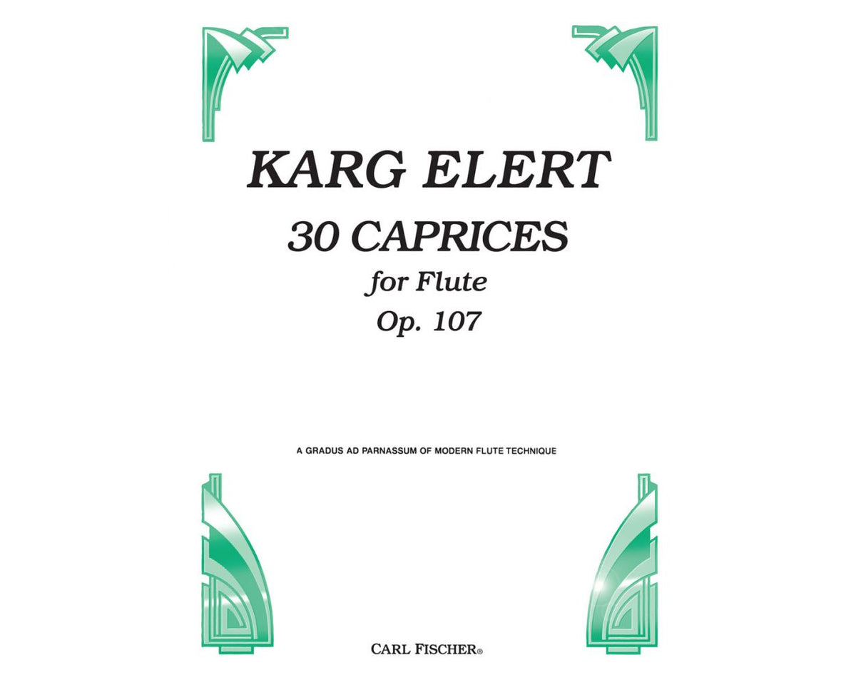 Karg-Elery 30 Caprices for Flute Opus 107