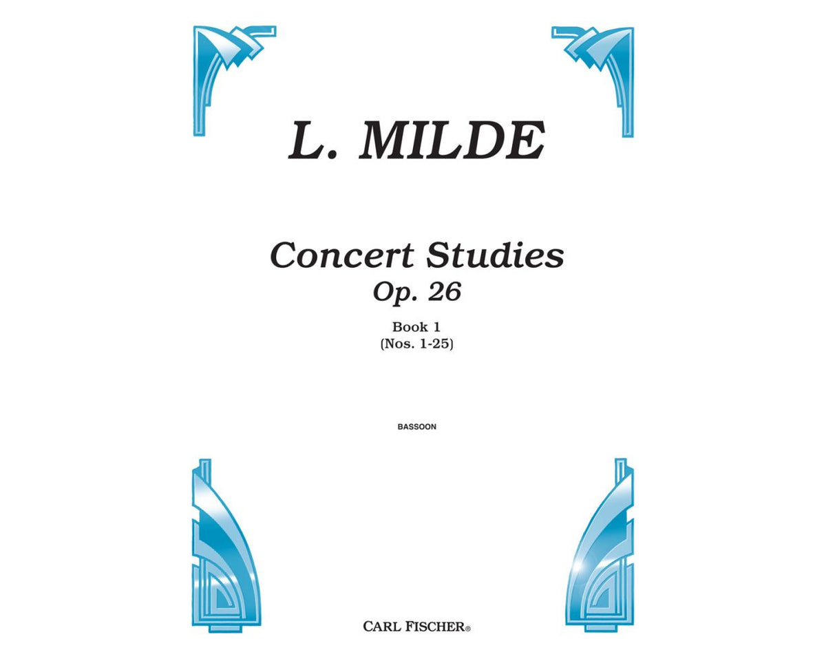Milde Concert Studies Op. 26 Book 1