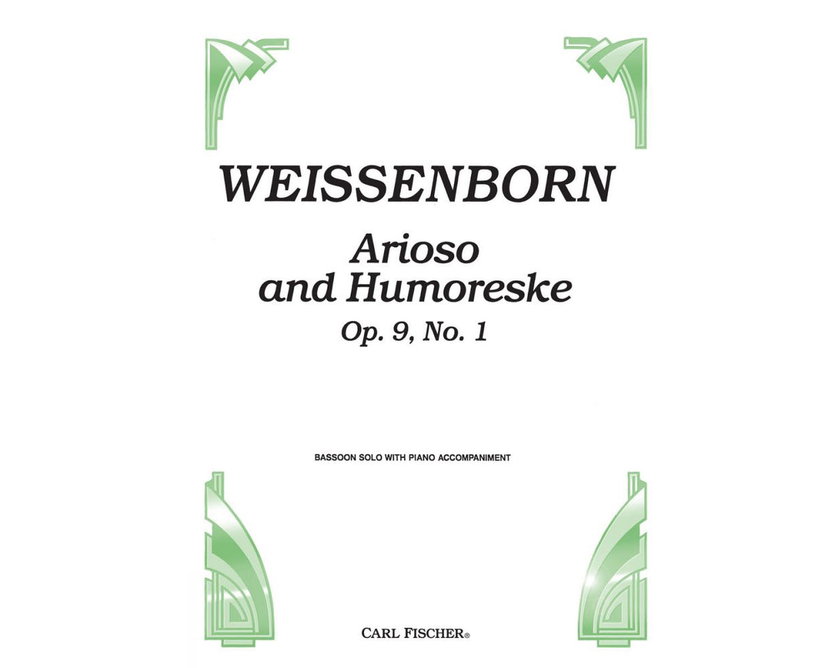 Weissenborn Arioso and Humoreske op 9 No 1 for Bassoon & Piano