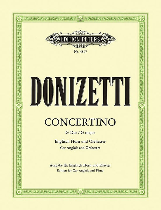 Donizetti English Horn Concertino in G Major
