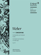 Weber Concertino in E flat major Opus 26