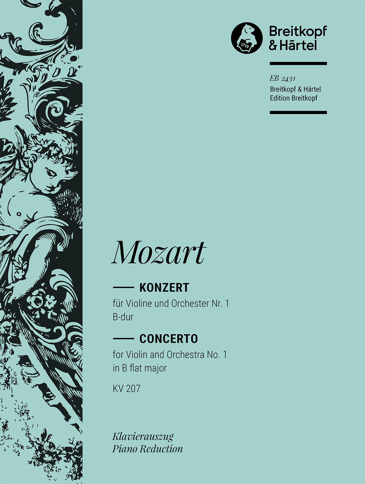 Mozart Violin Concerto No 1 in Bb major K. 207 Full Score