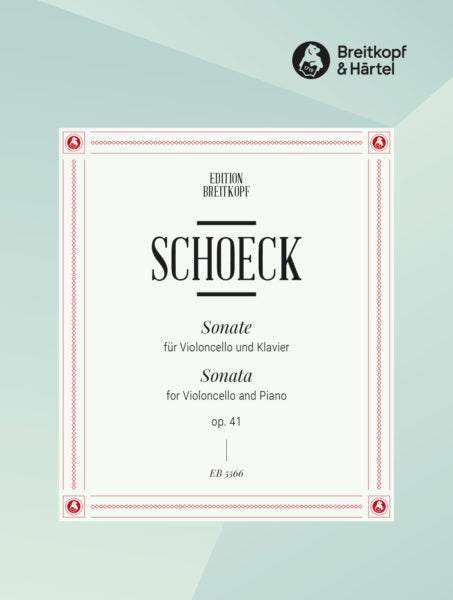 Schoeck Sonata Op. 41 Cello and Piano