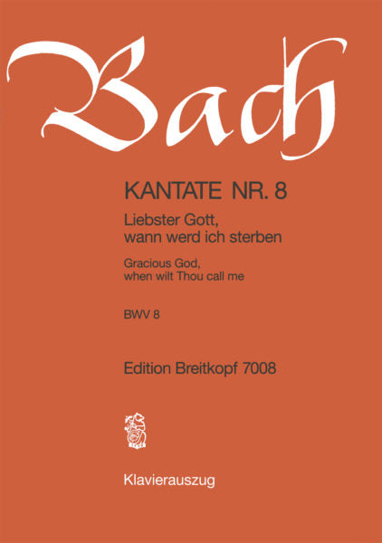 Bach Cantata No. 8 - Vocal Score