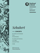 Schubert Concerto in D major D 345