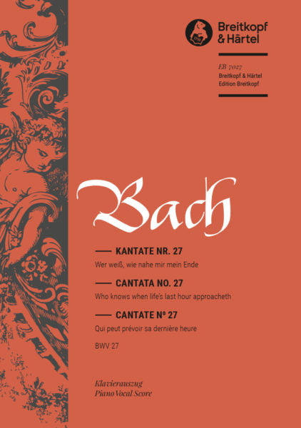 Bach Cantata No. 27 - Vocal Score