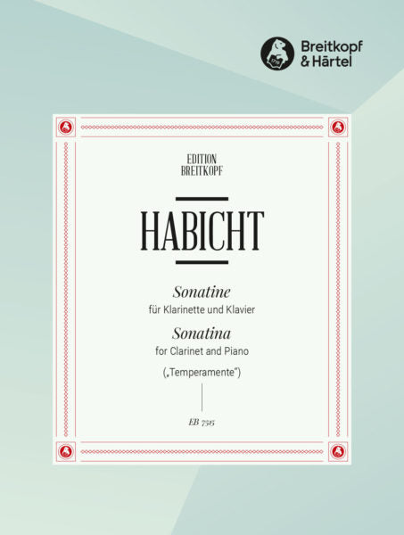 Habicht Sonatina for Clarinet and Piano