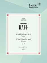 Raff String Quartet No. 1 in d minor, op 77 - set of parts