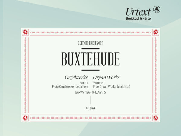 Buxtehude Free Organ Works Set (Volumes I/1 and I/2)