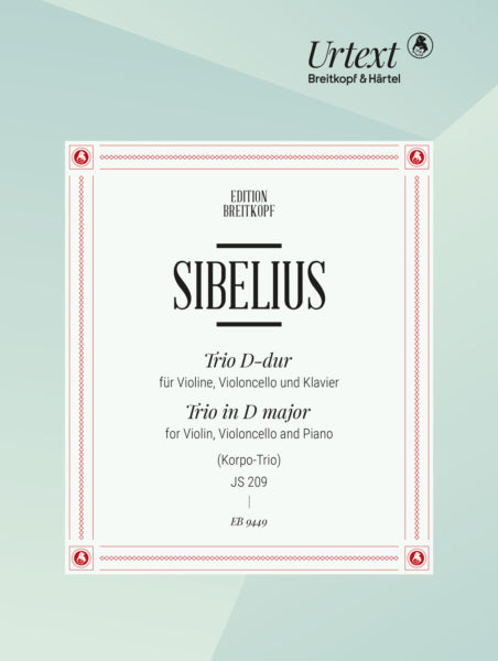 Sibelius Piano Trio in D Major - Set of Parts