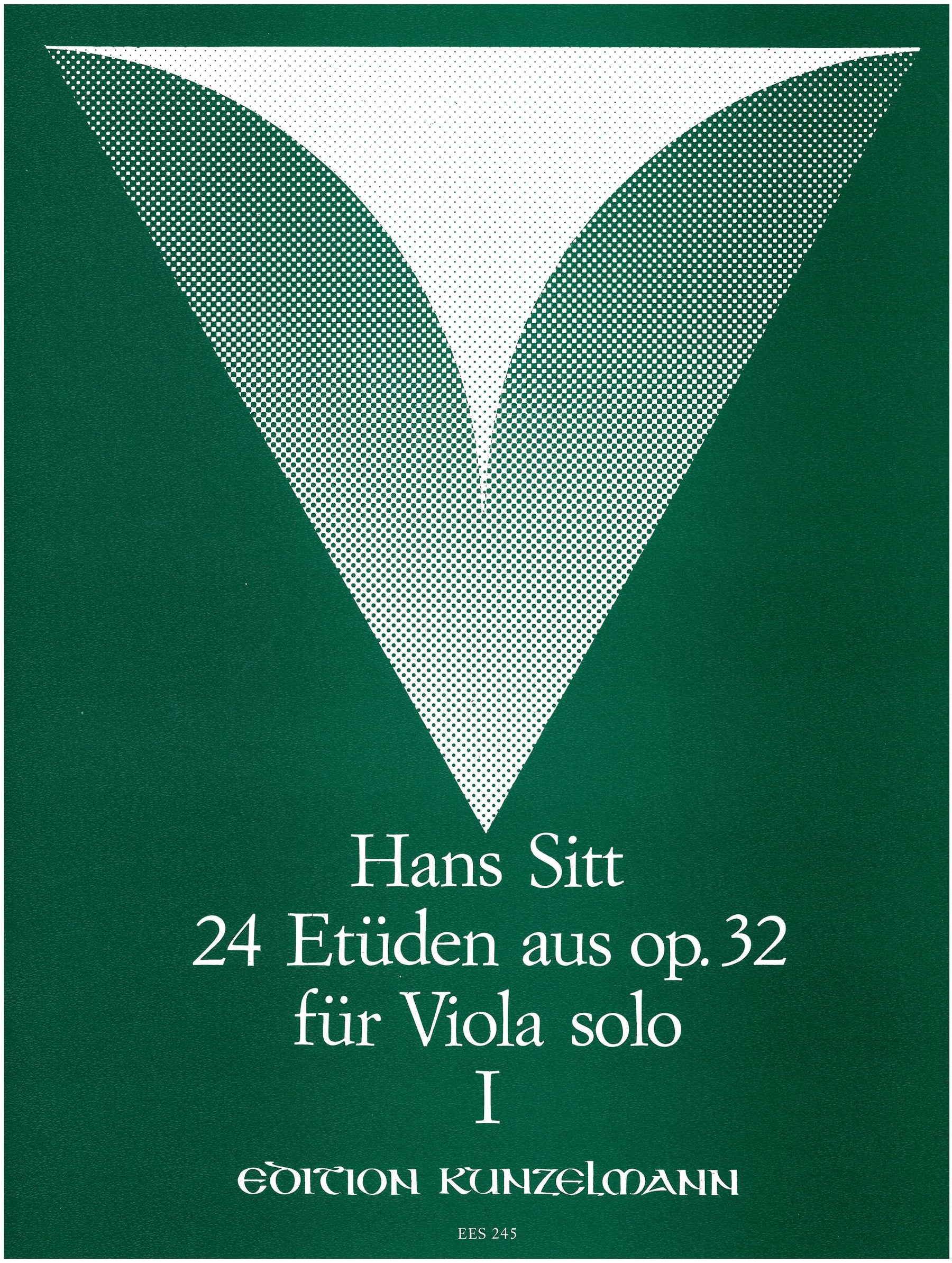 Sitt 24 Etudes from Op. 32 Vol. 1 for Solo Viola