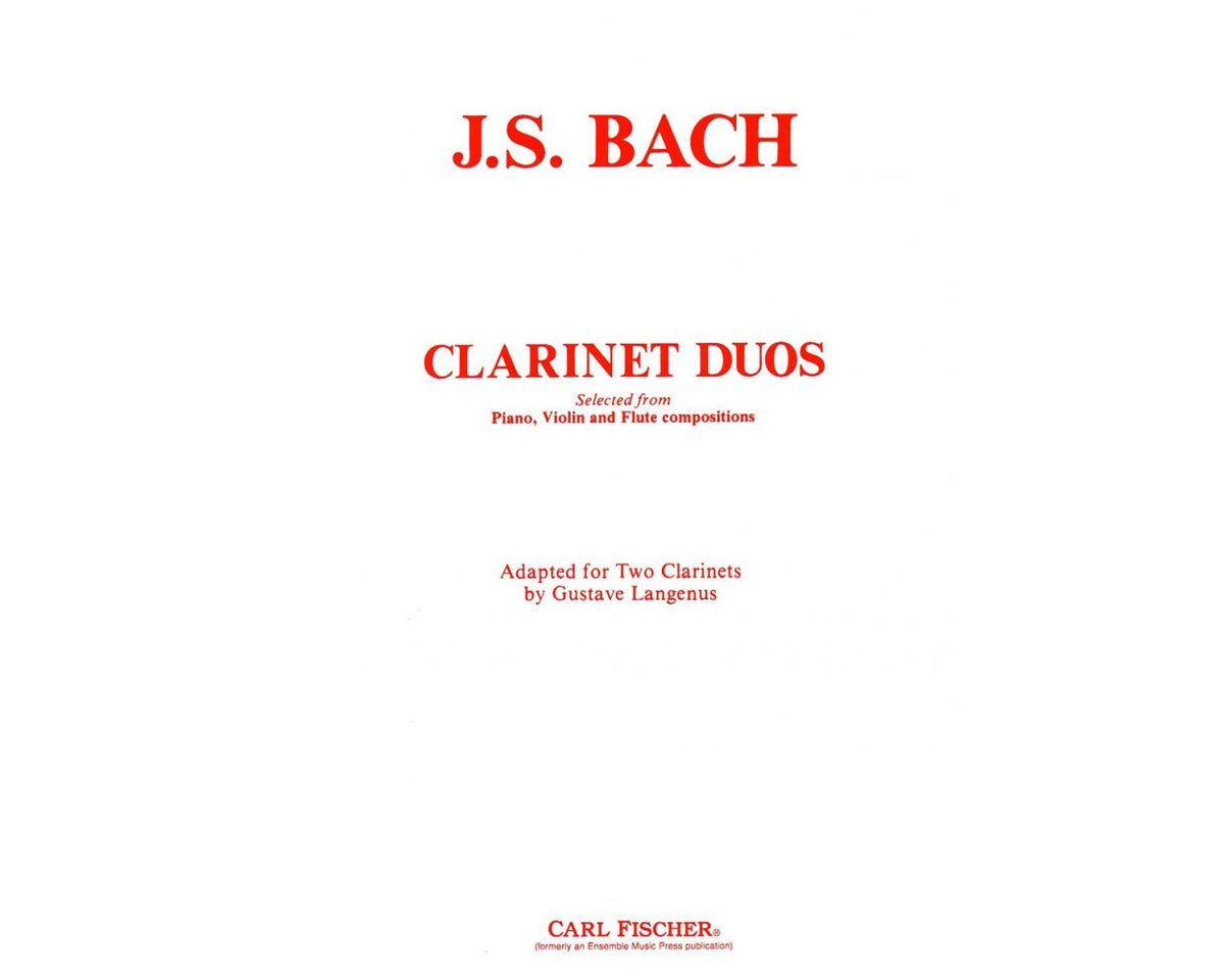 Bach Clarinet Duos
