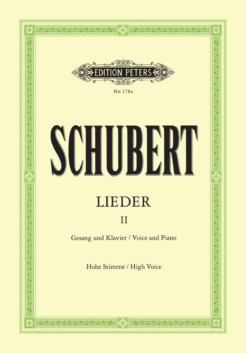 Schubert Songs Vol. 2: 75 Songs High Voice