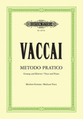 Vaccai Metodo Pratico (Practical Method) Medium Voice