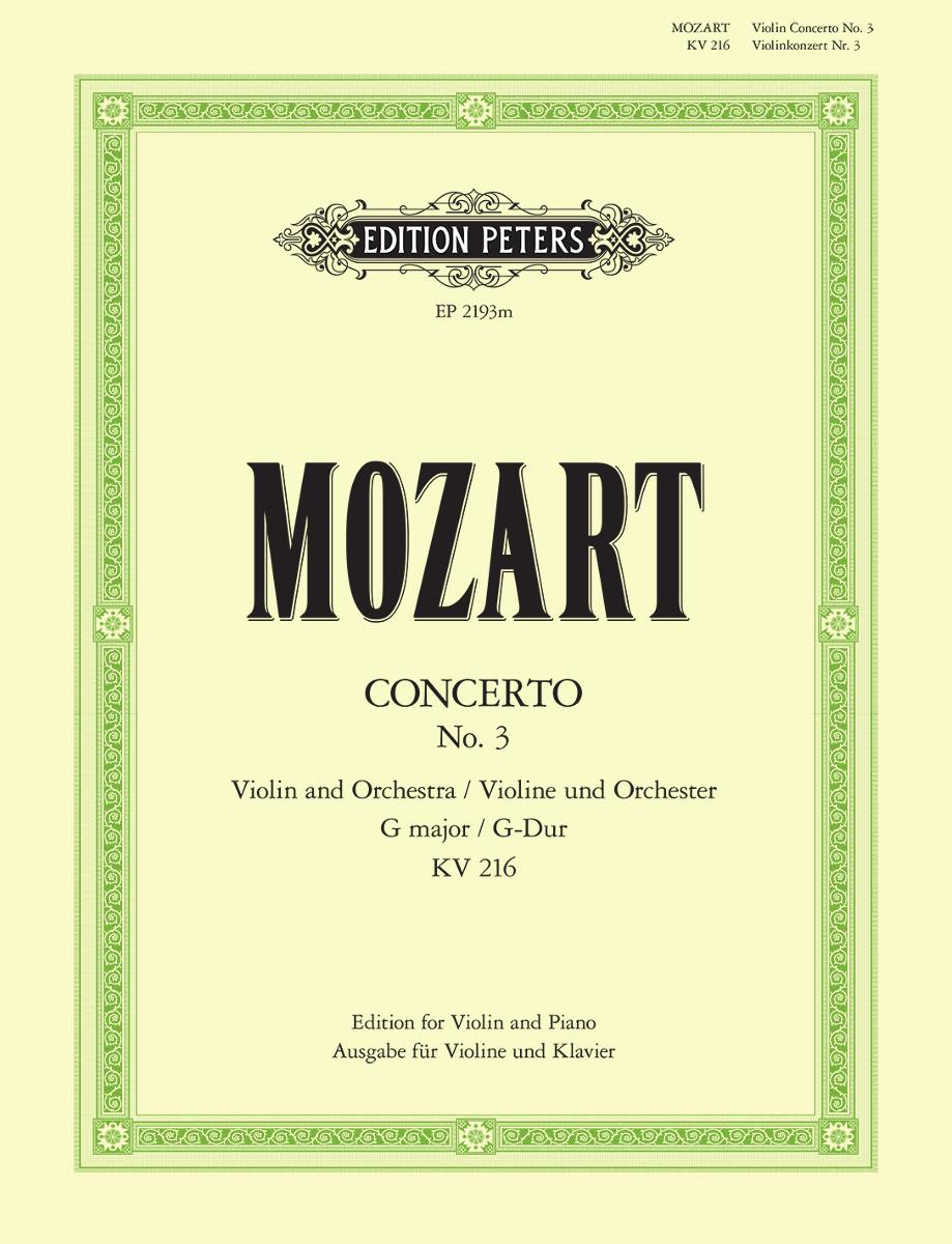 Mozart Violin Concerto No. 3 in G K216