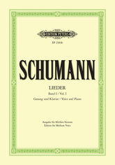 Schumann Complete Songs Vol. 1: 77 Songs Medium Voice
