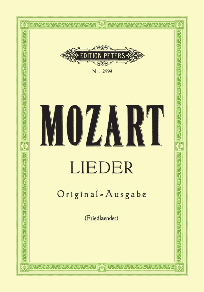 Mozart Album of 29 Songs High Voice