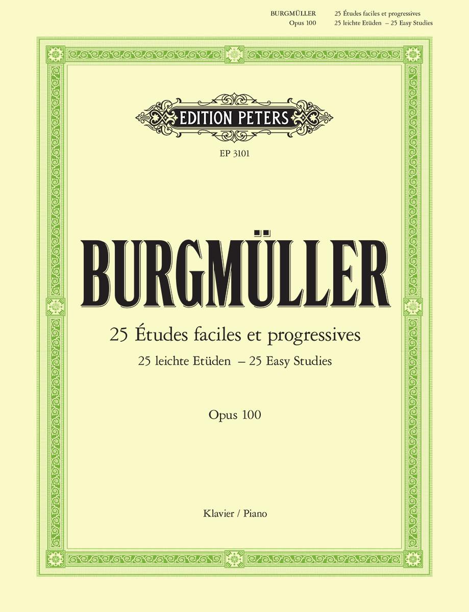 Burgmuller 25 Etudes faciles at progressives Op. 100 (25 Easy Studies)