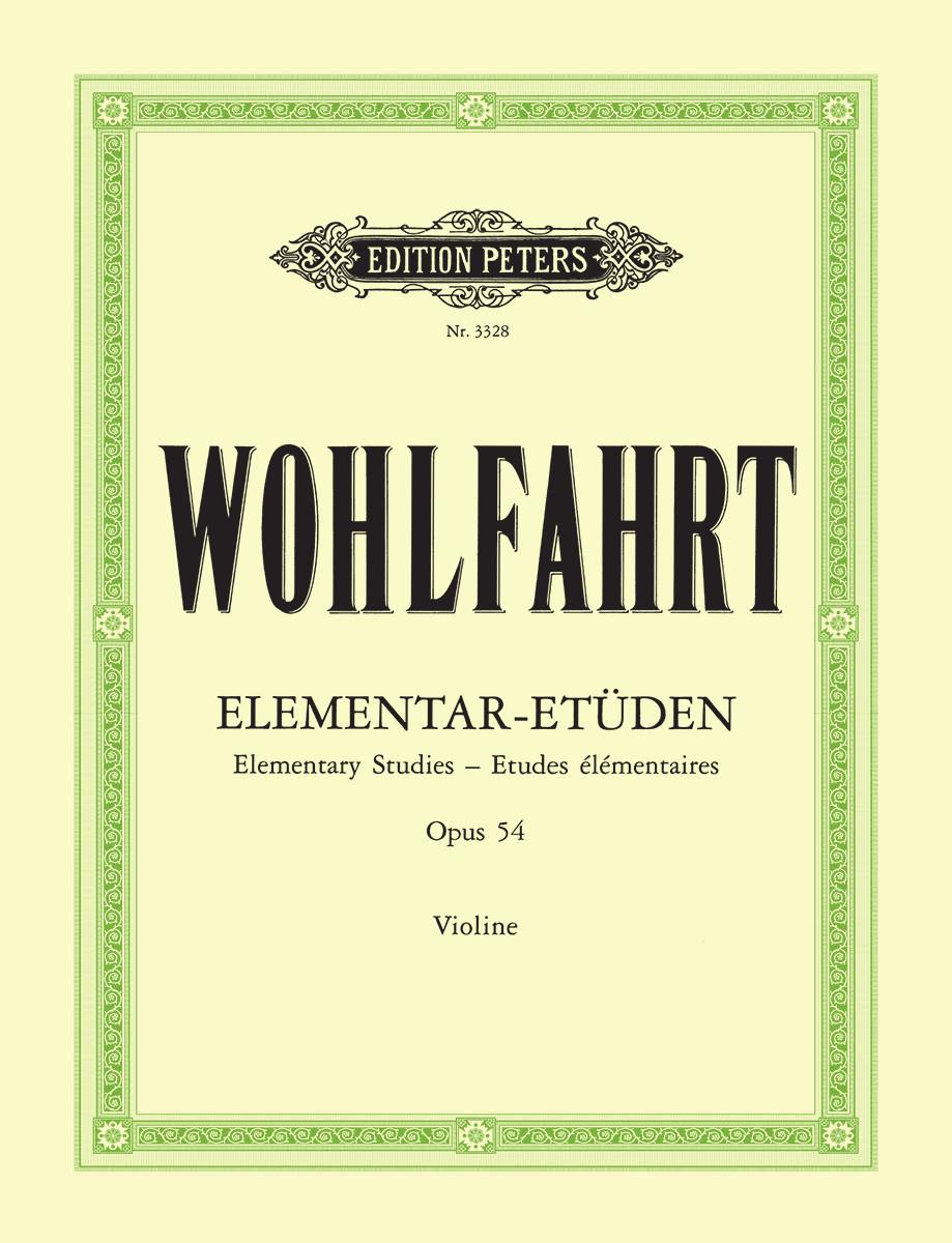 Wohlfahrt 40 Elementary Studies Op. 54