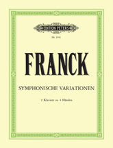 Franck Symphonic Variations for Piano and Orchestra (Edition for 2 Pianos)