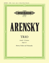 Arensky Piano Trio in d minor Opus 32
