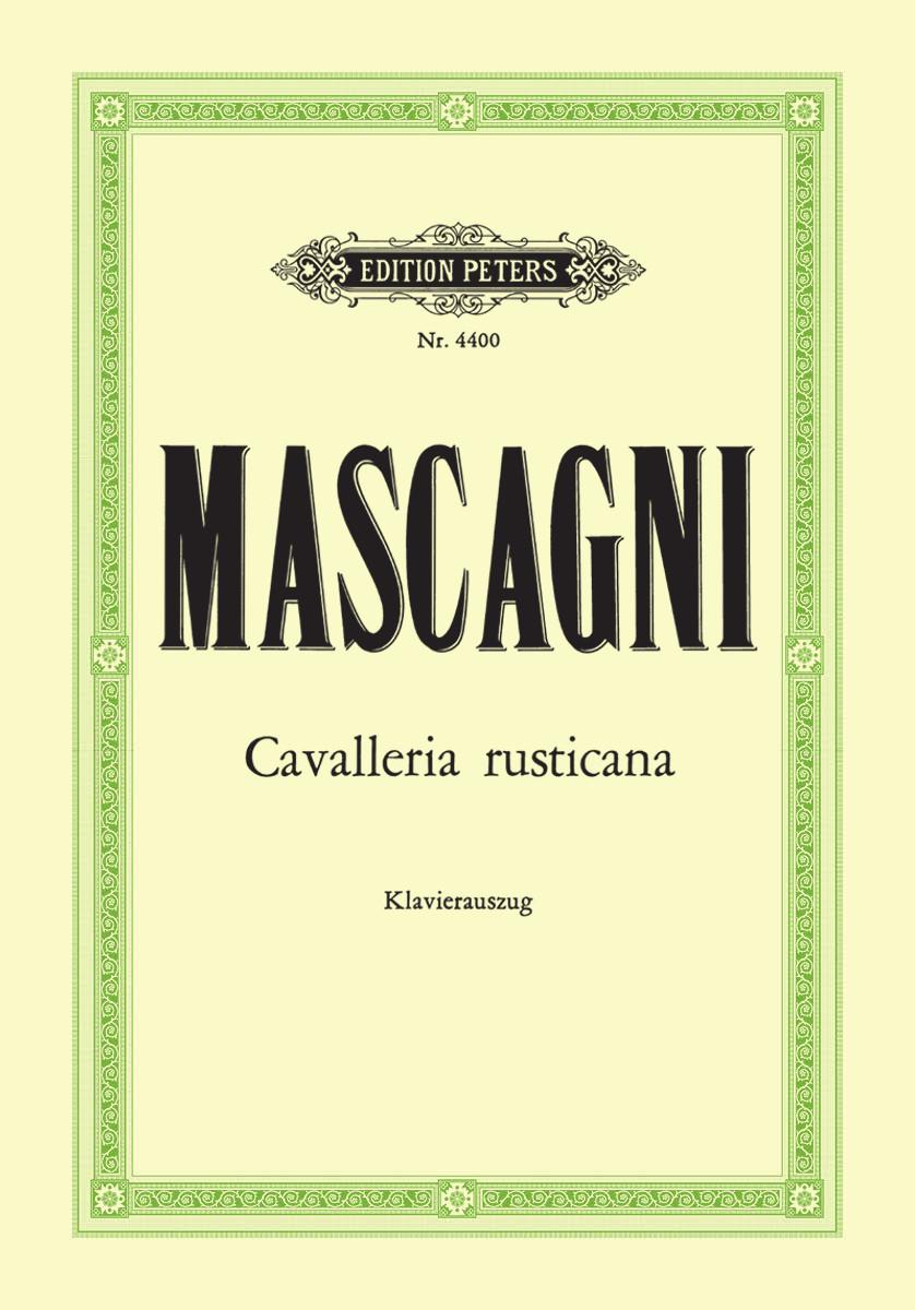 Mascagni Cavalleria Rusticana Vocal Score