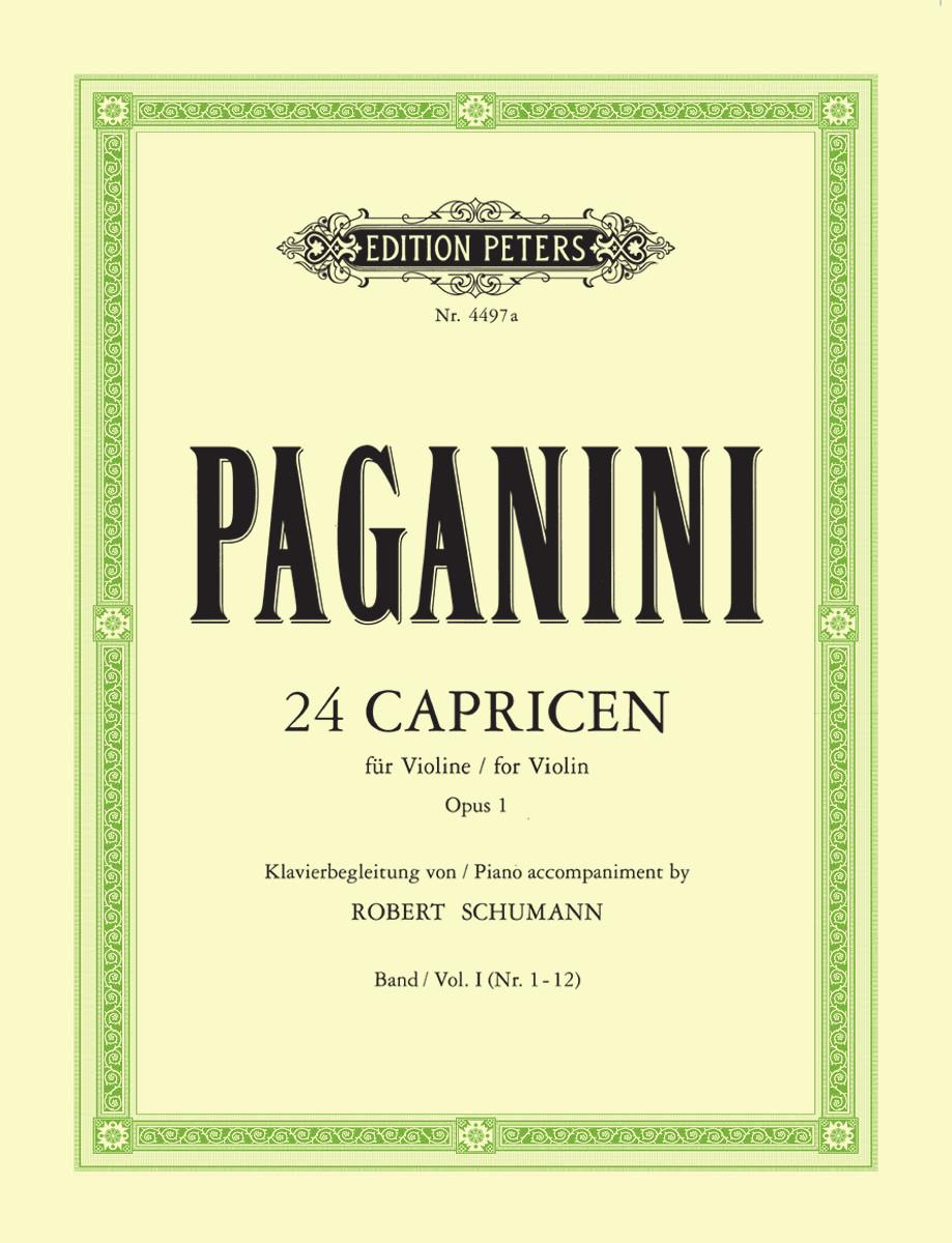 Paganini 24 Caprices for Violin Volume 1 Accompaniment