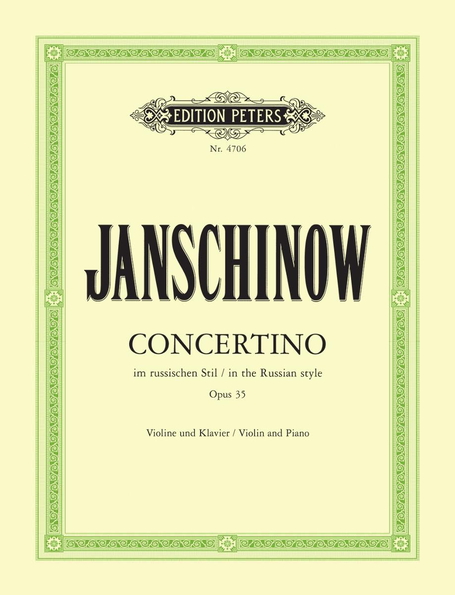 Janshinov Concertino in Russian Style Op. 35