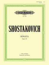 Shostakovich Sonata in D minor Op. 40 Cello & Piano