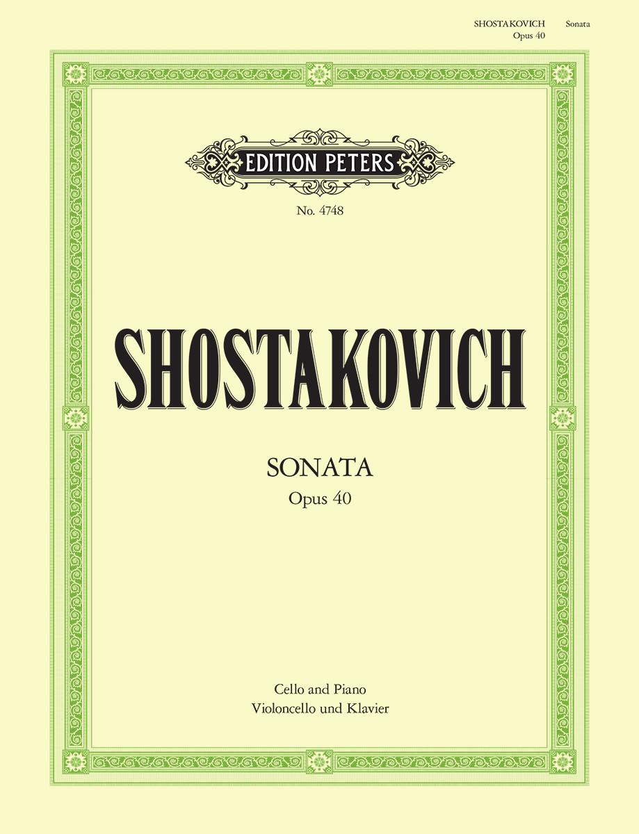 Shostakovich Sonata in D minor Op. 40 Cello & Piano
