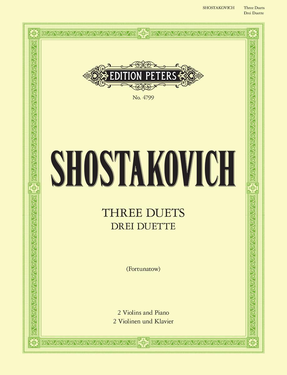 Shostakovich 3 Duets Op. 97d for 2 Violins and Piano