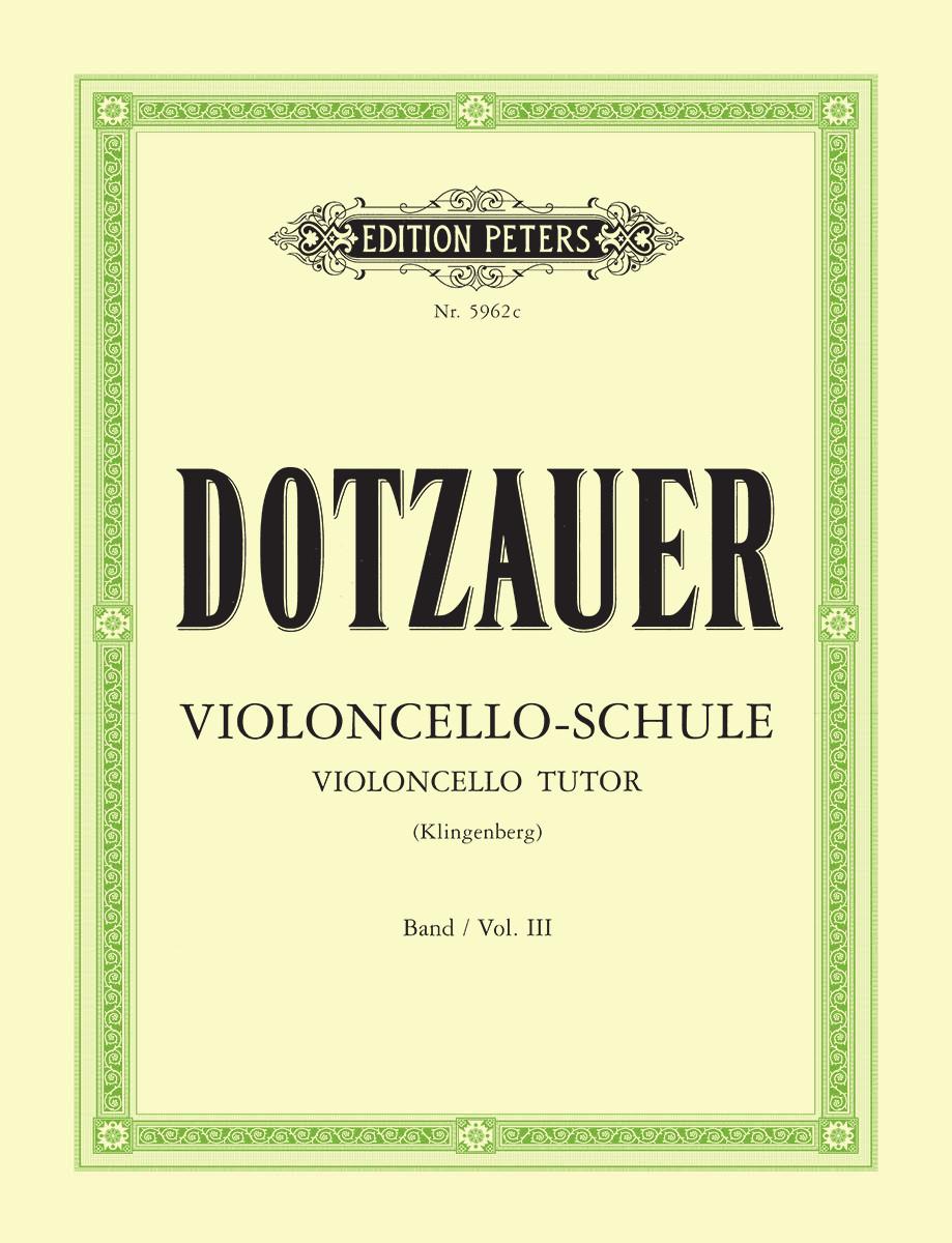 Dotzauer Violoncello Tutor Volume 3