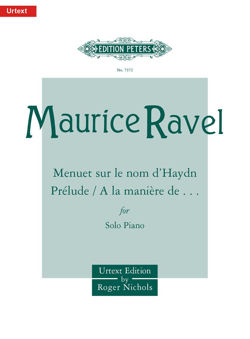 Menuet sur le nom d'Haydn · Prélude · A la ma